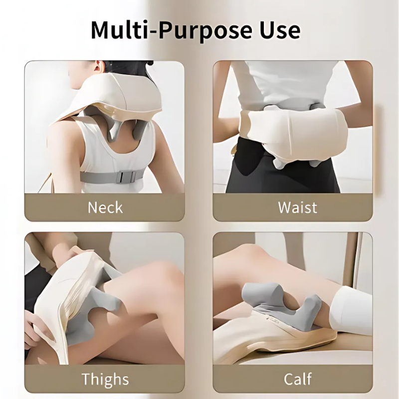 Neck Massager: Soothing Heat Relaxing Neck And Shoulder Massager
