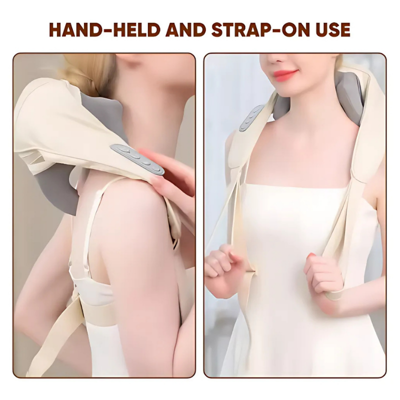 Neck Massager: Soothing Heat Relaxing Neck And Shoulder Massager
