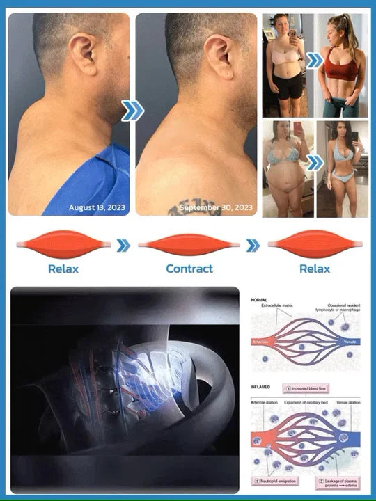 Neck Massager | Ultrasound Lymph Drainage | Wireless Massage Aid | Vitalize