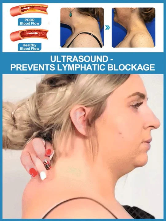 Neck Massager | Ultrasound Lymph Drainage | Wireless Massage Aid | Vitalize