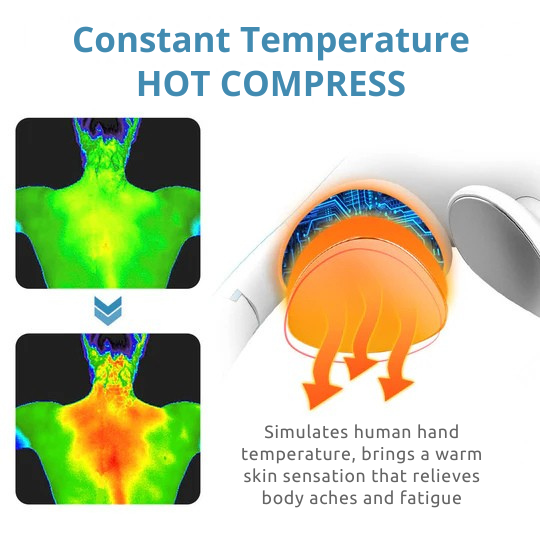 Neck Massager | Ultrasound Lymph Drainage | Wireless Massage Aid | Vitalize