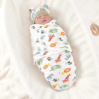 Newborn Baby Swaddle Wrap Adjustable Sleeping Bag 0-3M