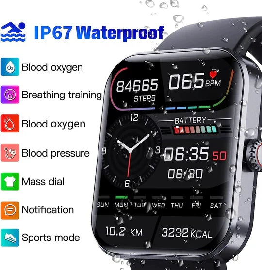Non-Invasive Blood Glucose Smartwatch with Fitness Tracking