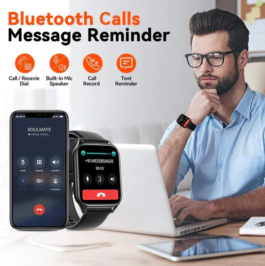 Non-Invasive Blood Glucose Smartwatch with Fitness Tracking