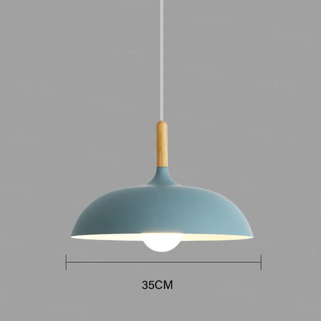 NordicOak Loft LED Oak Ceiling Light – Scandinavian Design
