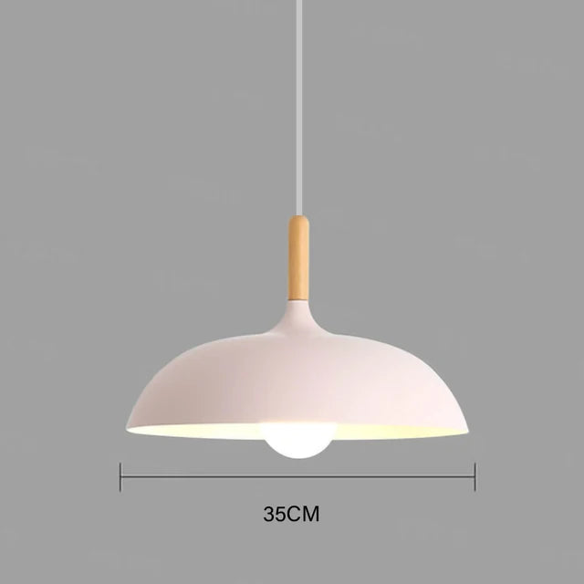 NordicOak Loft LED Oak Ceiling Light – Scandinavian Design