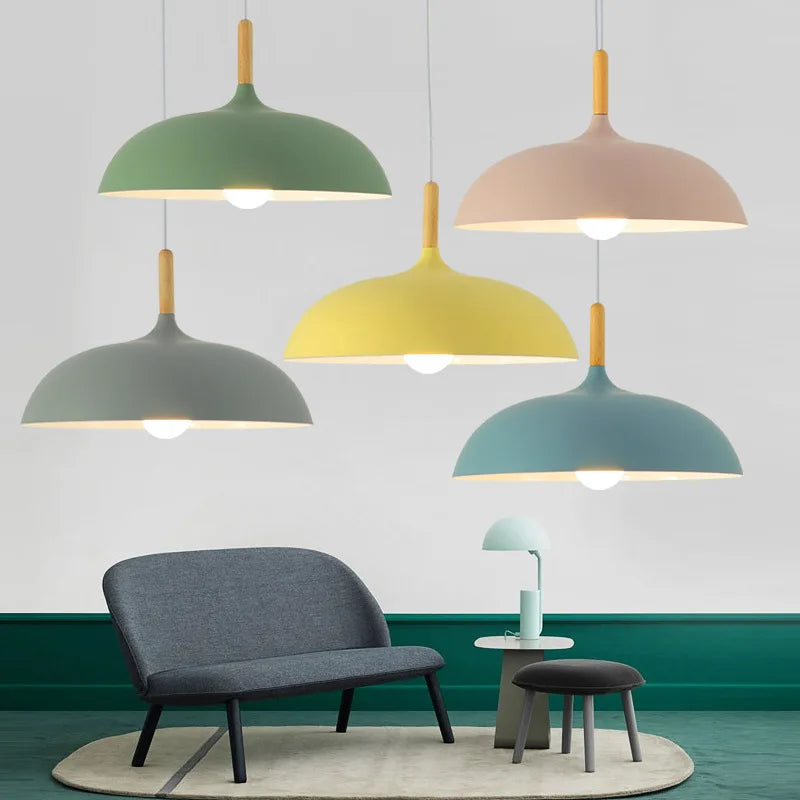 NordicOak Loft LED Oak Ceiling Light – Scandinavian Design