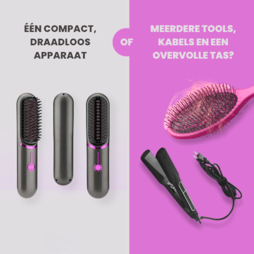 Nuvolo Brush Pro™ | Say goodbye to flat hair: all-day lift and shine without damage!