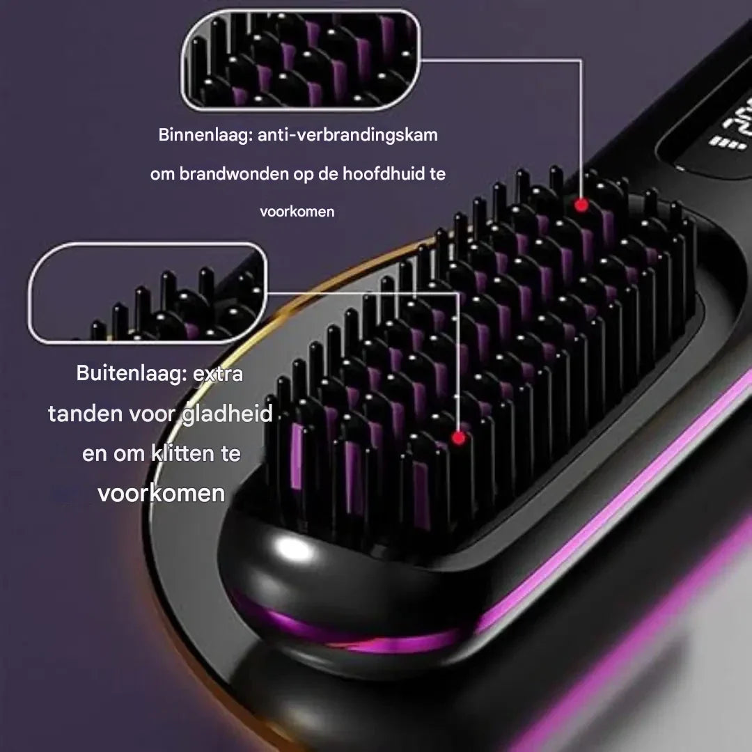 Nuvolo Brush Pro™ | Say goodbye to flat hair: all-day lift and shine without damage!