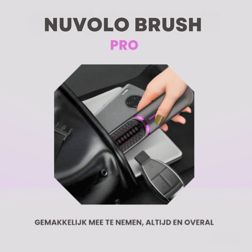 Nuvolo Brush Pro™ | Say goodbye to flat hair: all-day lift and shine without damage!
