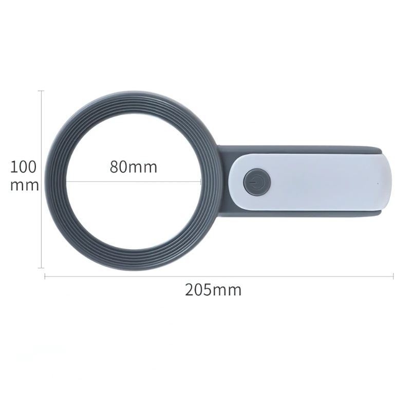 Optical Magnifier 20X Handheld for Seniors | Enhance Your Reading Comfort