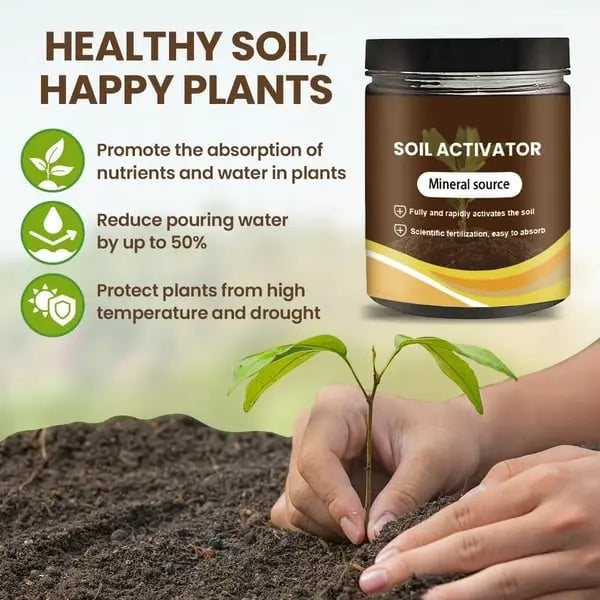 Organic Soil Activator for Robust Plant Growth