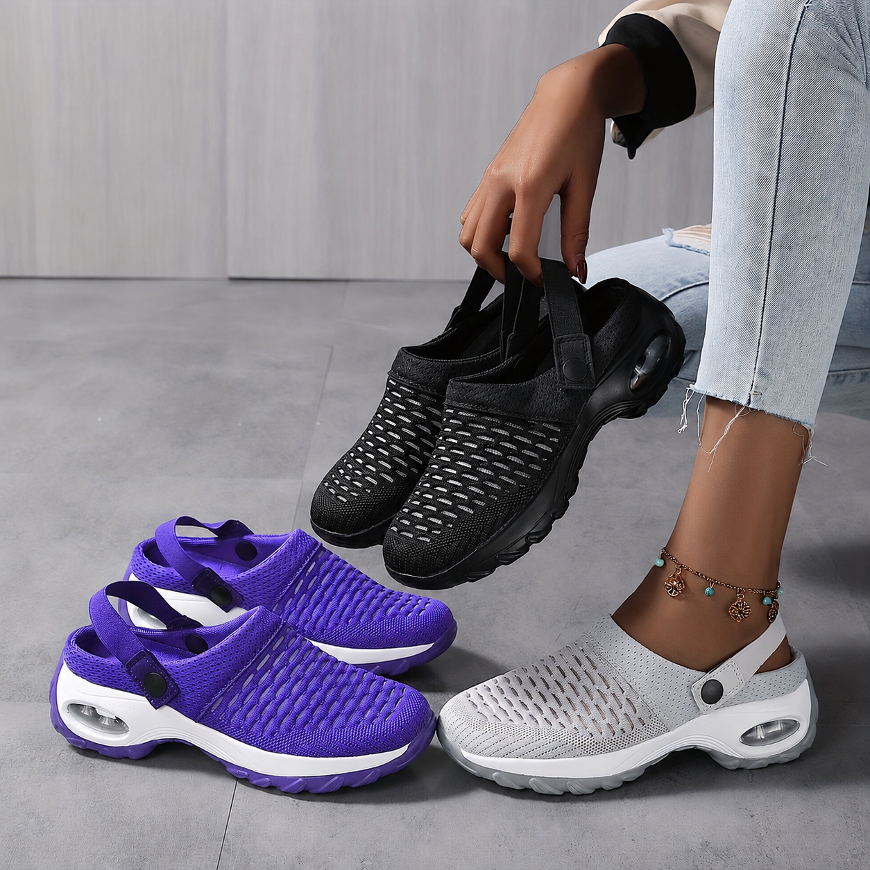 Orthopedic Clogs Women | Air Cushion Padding | Non-Slip Slippers