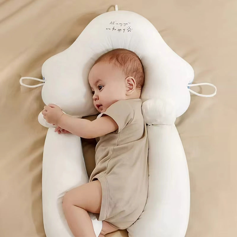 Orthopedic Pillow for Infants U Shape Made of Organic Cotton – Adjustable Neck Support, Comfortable Sleep 0-24 Months