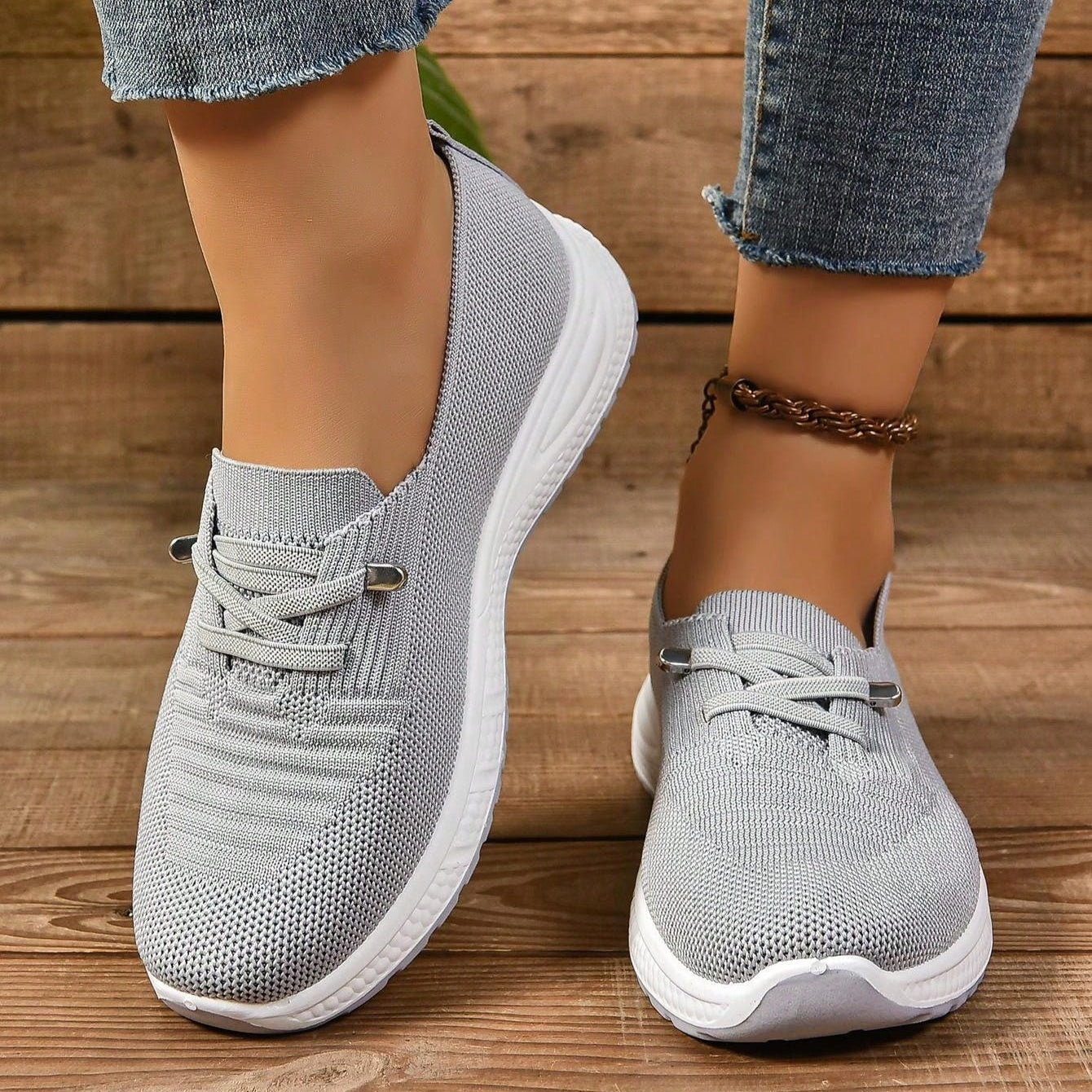 Orthopedic sports shoes with enhanced arch support and cushioning – breathable slip-on design