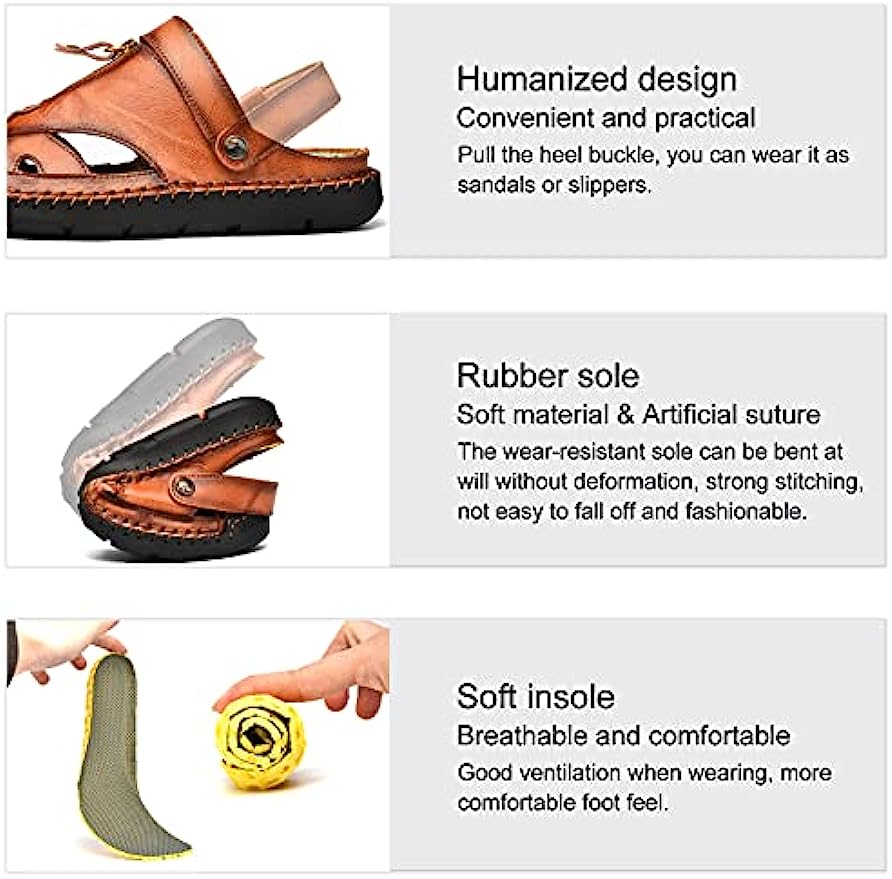 Outdoor Closed Toe Beach Sandals