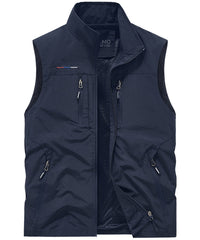 Outdoor Multi-Pocket Vest for Travel & Hiking