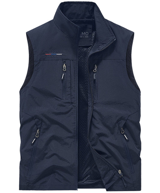 Outdoor Multi-Pocket Vest for Travel & Hiking