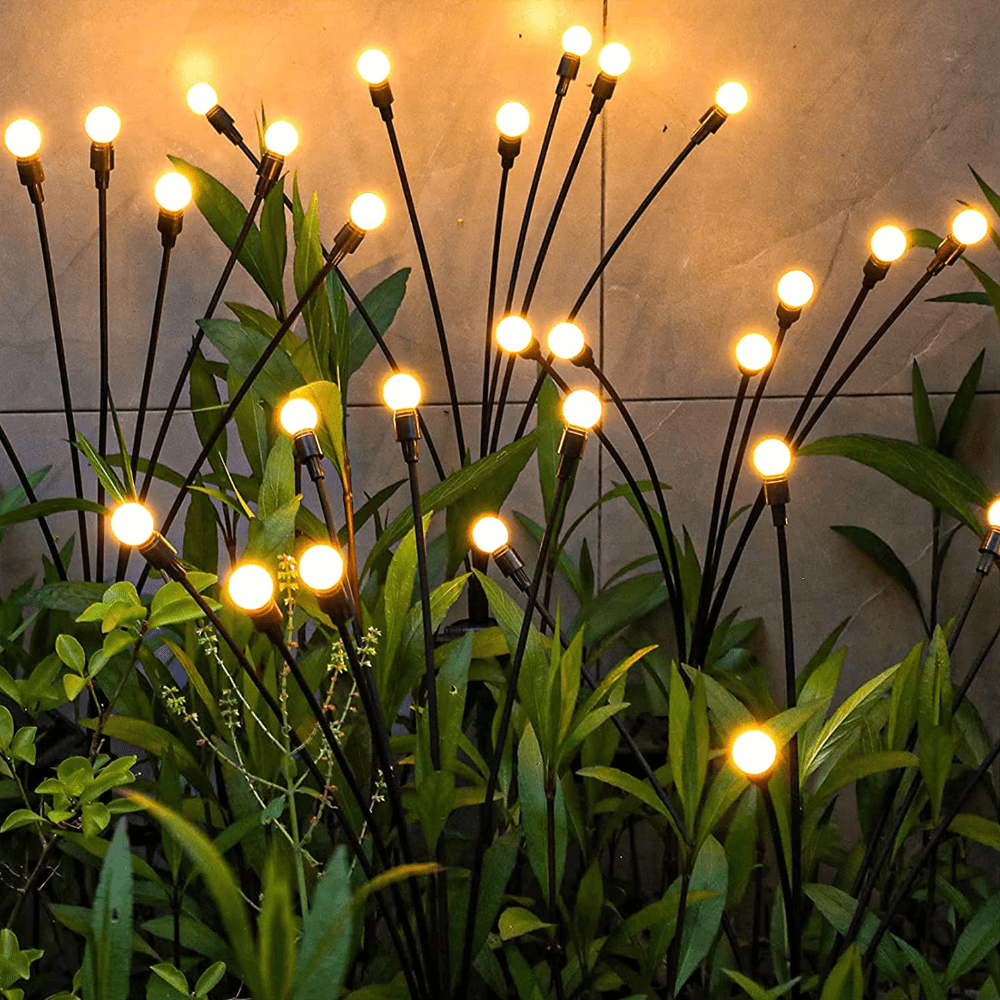 Outdoor Solar Firefly Garden Lights - IP65 Waterproof