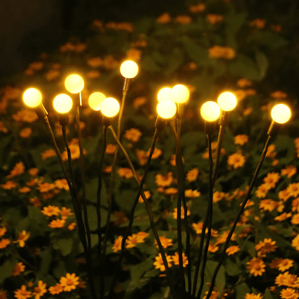 Outdoor Solar Firefly Garden Lights - IP65 Waterproof
