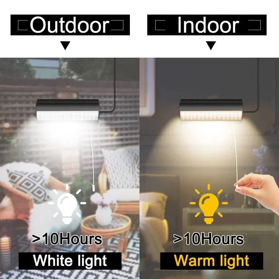 Outdoor Solar Pendant LED Light with Dual or Single Options
