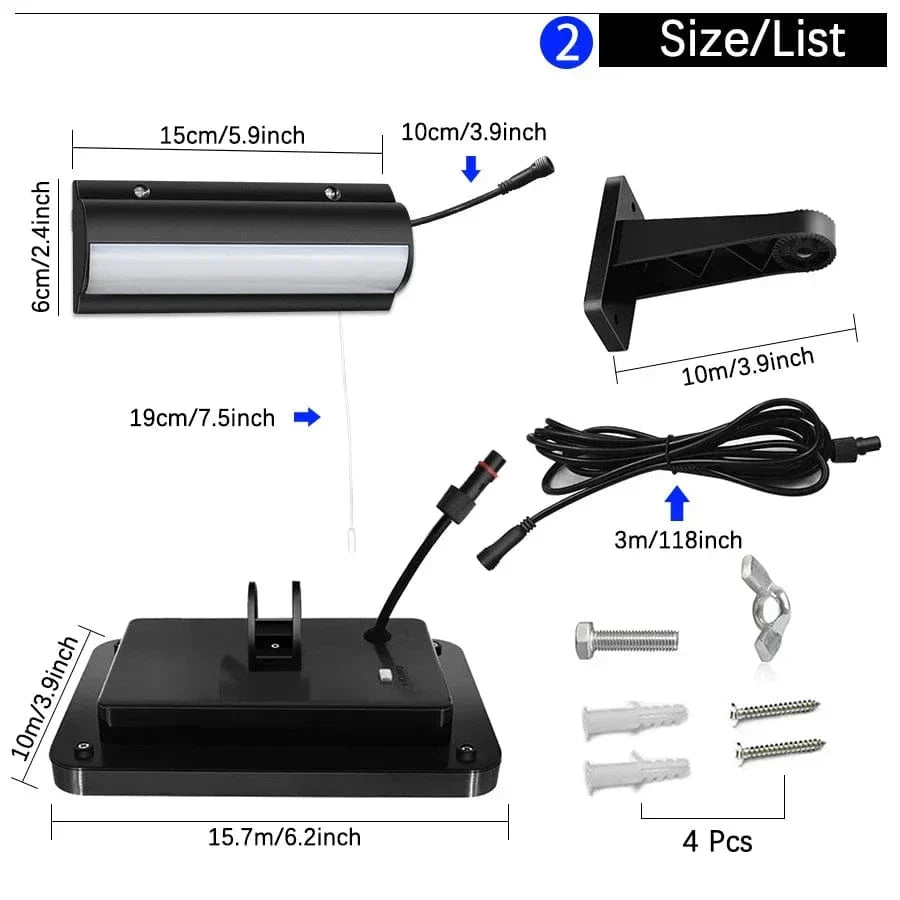 Outdoor Solar Pendant LED Light with Dual or Single Options