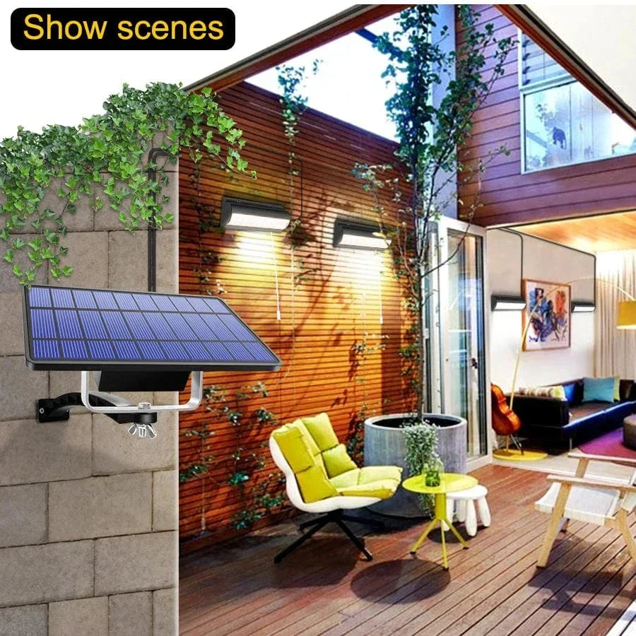 Outdoor Solar Pendant LED Light with Dual or Single Options