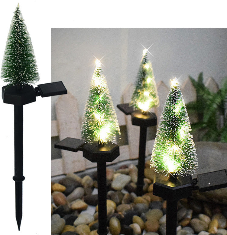 Outdoor Solar-Powered LED Snowman Garden Stake Light