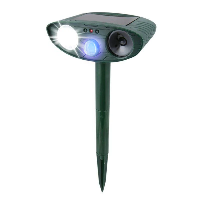 Outdoor Solar Ultrasonic Cat Repeller for Gardens