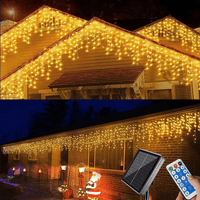 Outdoor String Lights Waterfall Effect - IP44 Waterproof