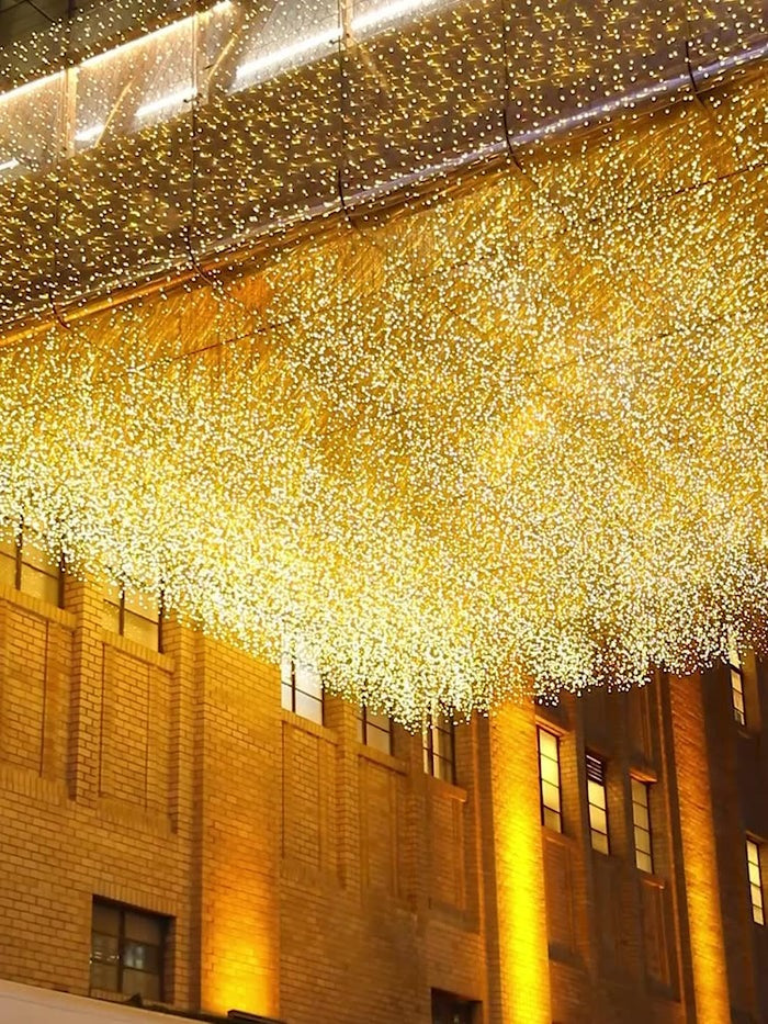 Outdoor String Lights Waterfall Effect - IP44 Waterproof