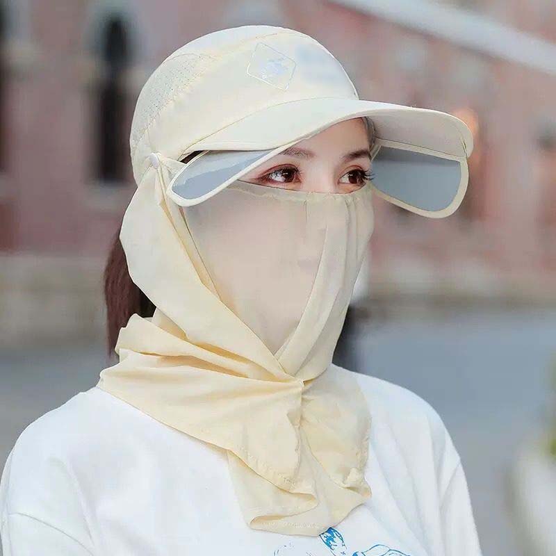 Outdoor UPF 50+ Sun Protection Hat with Neck Flap