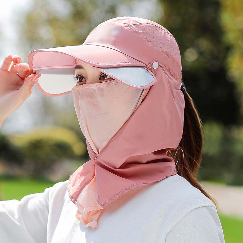 Outdoor UPF 50+ Sun Protection Hat with Neck Flap