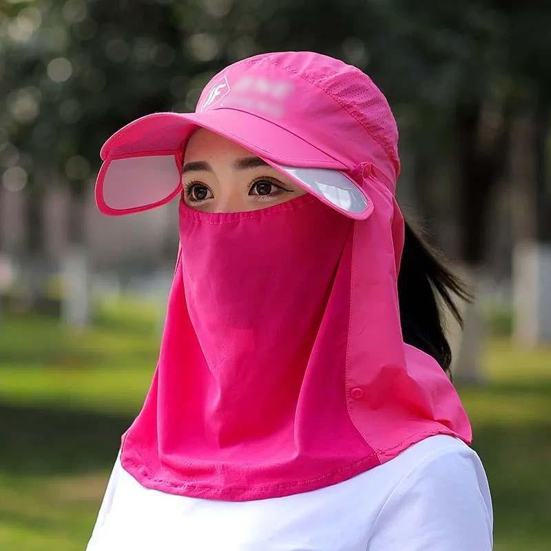 Outdoor UPF 50+ Sun Protection Hat with Neck Flap