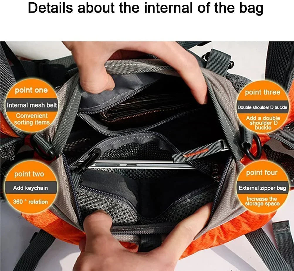 Outdoor Waist Bag | Ultralight Multi-Pocket Design | Multiple Colors
