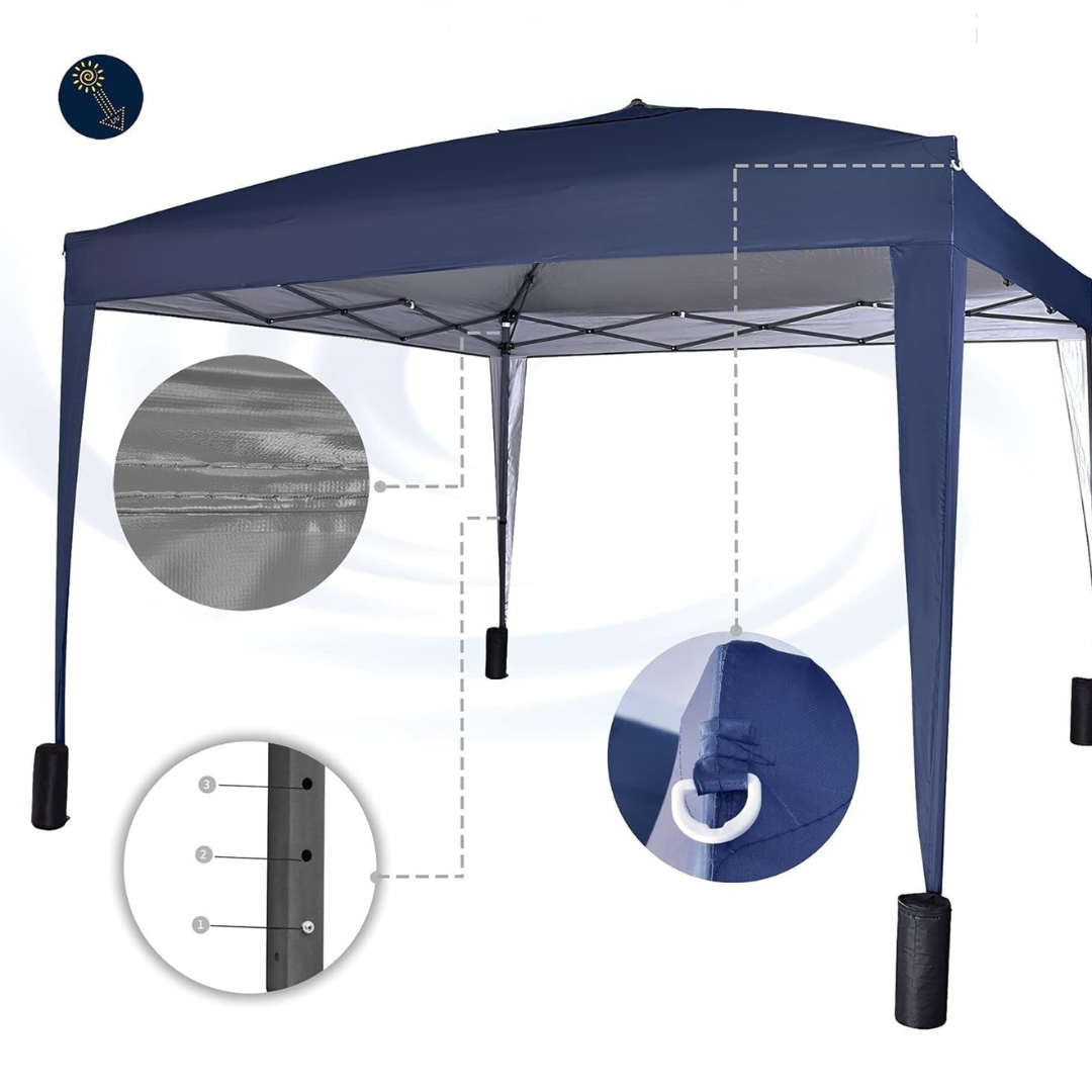 Outdoor Waterproof Pavilion Tent with Sides