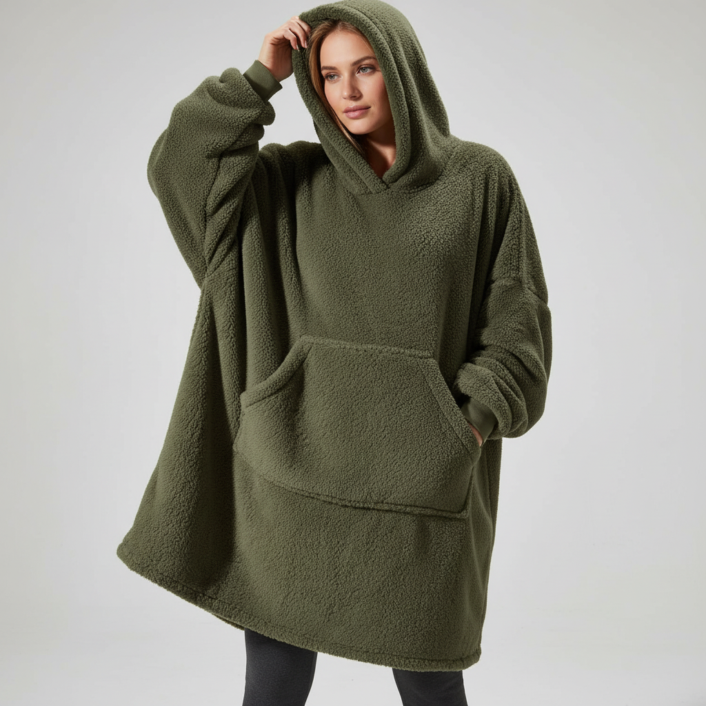 Oversize Hoodie Robe