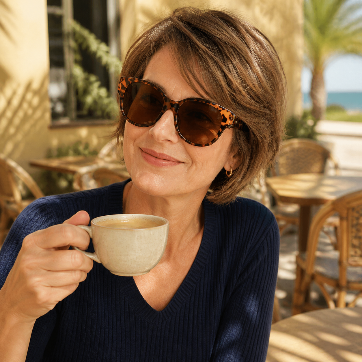 Oversized Cat Eye Sunglasses for Wear Over Glasses