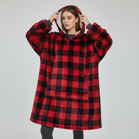 Oversized Hooded Blanket Robe