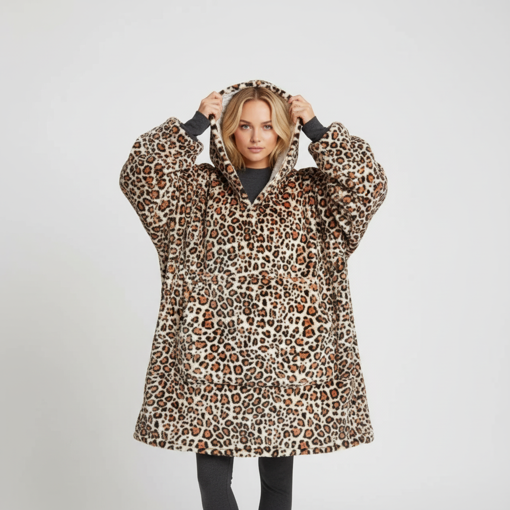 Oversized Hooded Blanket Robe