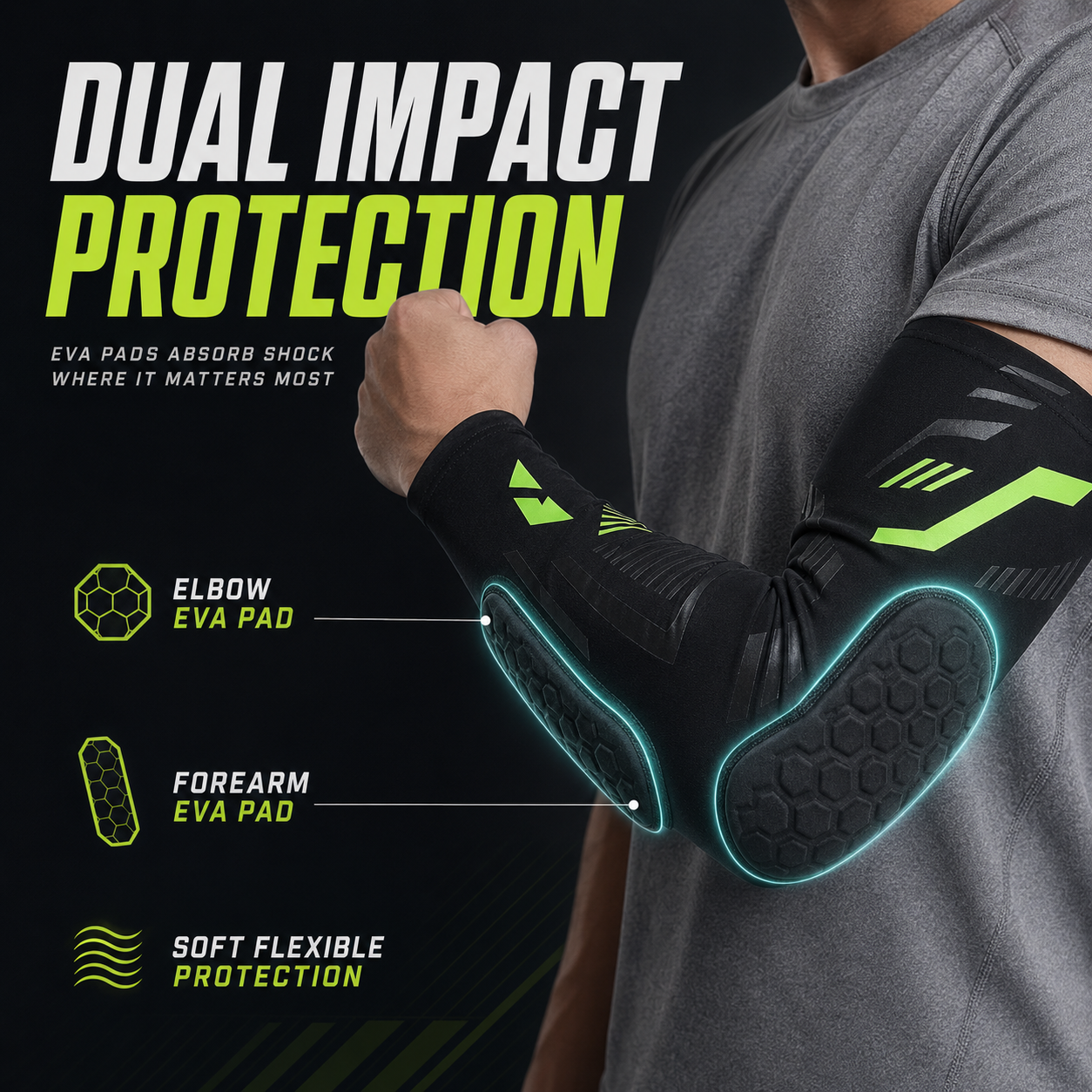 Padded Compression Elbow Sleeve