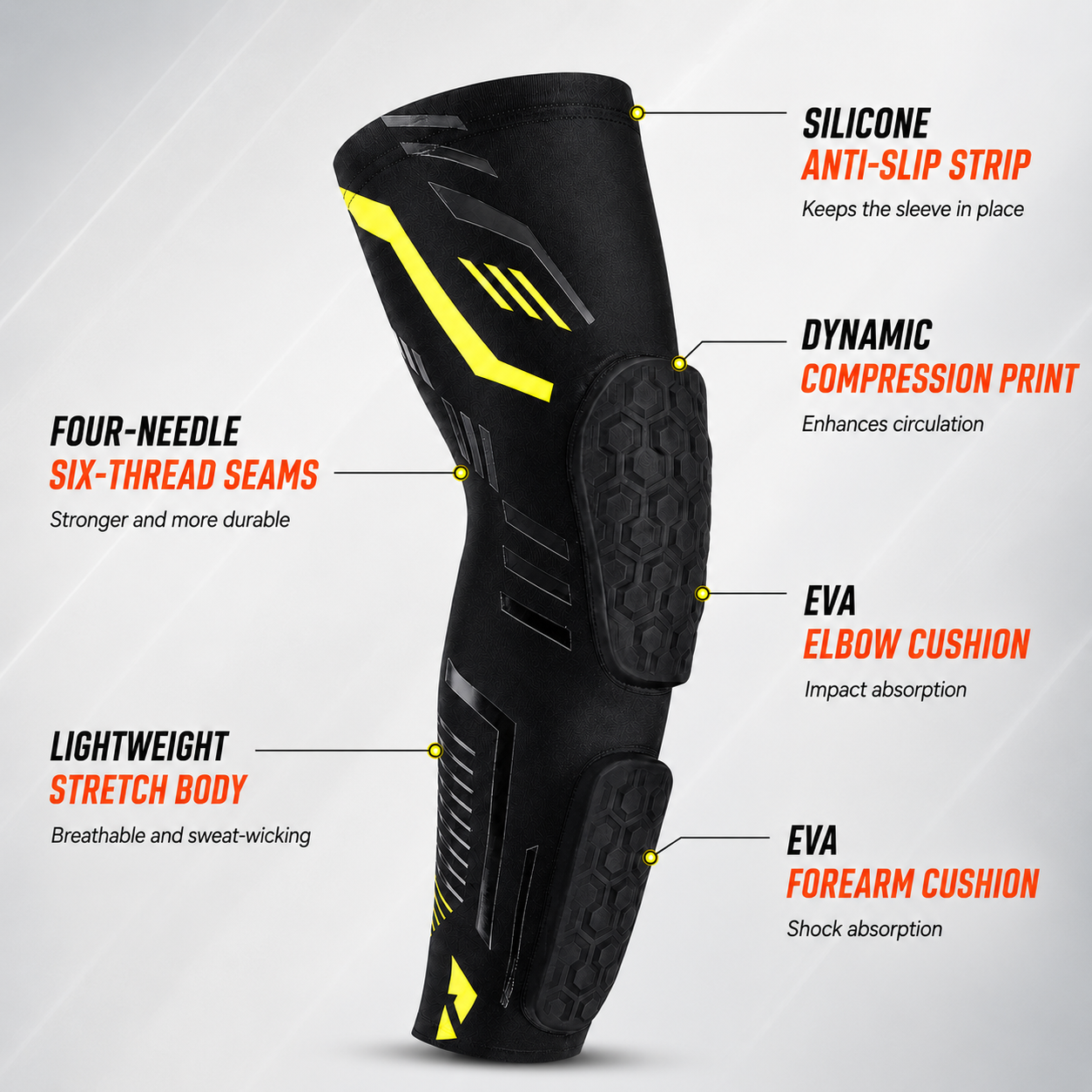 Padded Compression Elbow Sleeve