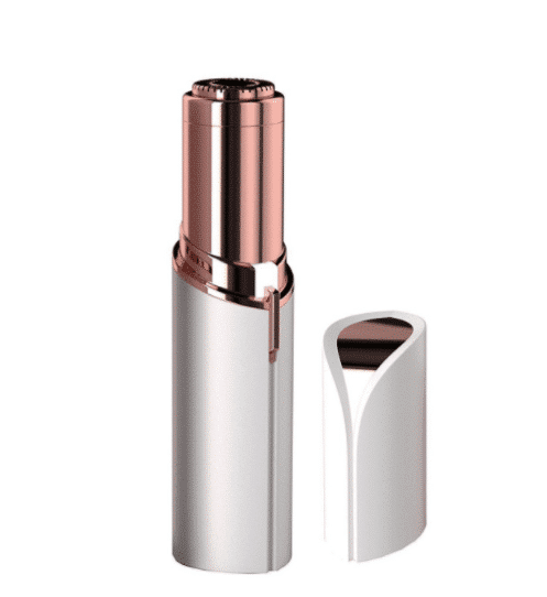 Painless Hair Remover with LED - Shaped Like a Lipstick