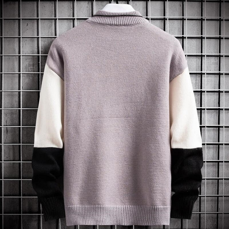 Patchwork Pullover | Warm Sweater