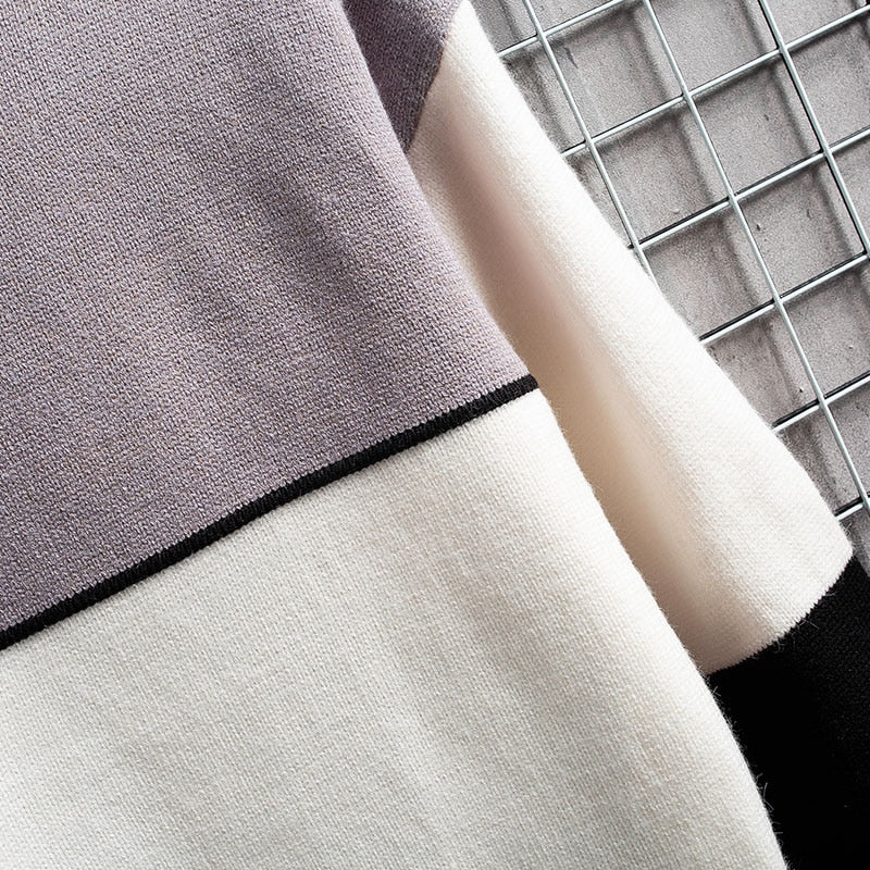 Patchwork Pullover | Warm Sweater