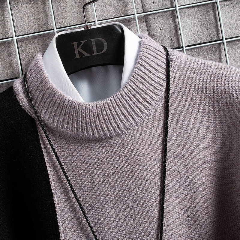 Patchwork Pullover | Warm Sweater