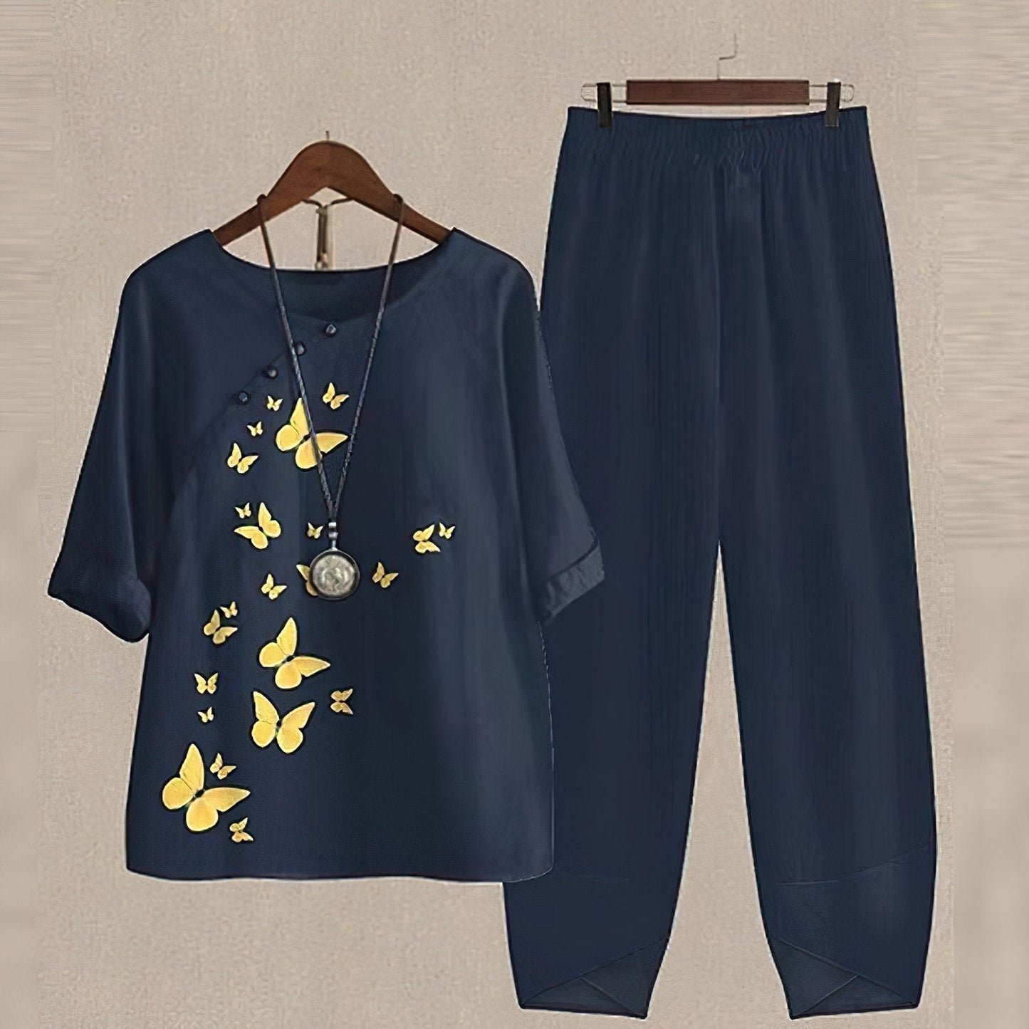 Perfectly Comfortable Elegant Floral Two Piece Set