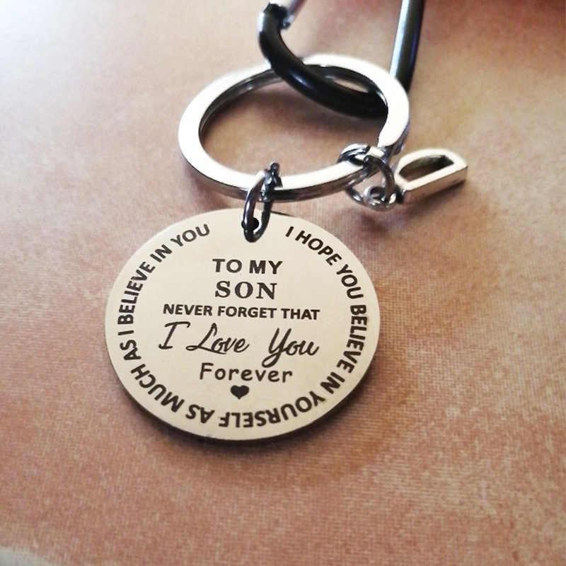 Personalized Initial Keychain for Son or Daughter