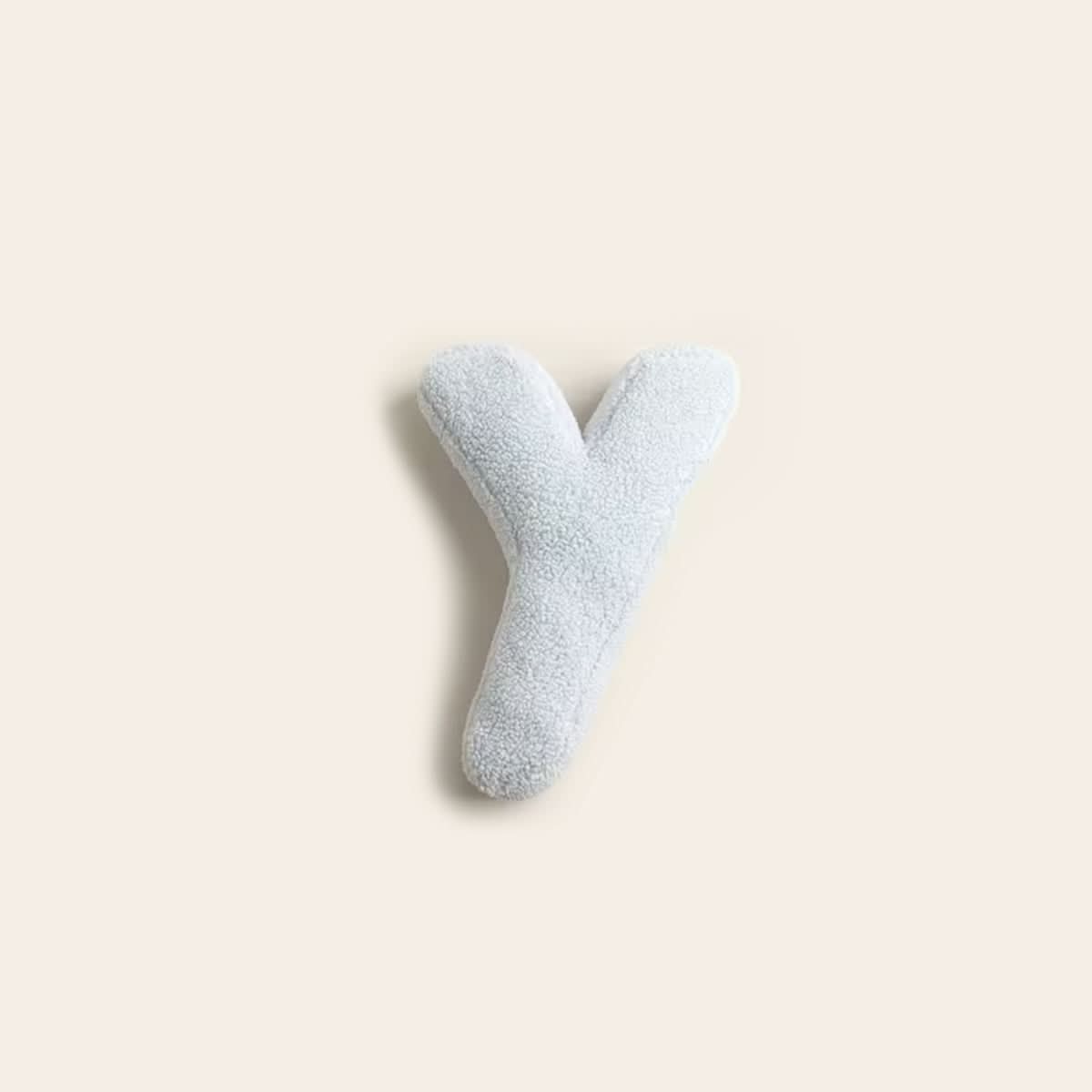 Personalized Letter Throw Pillow for Sofa