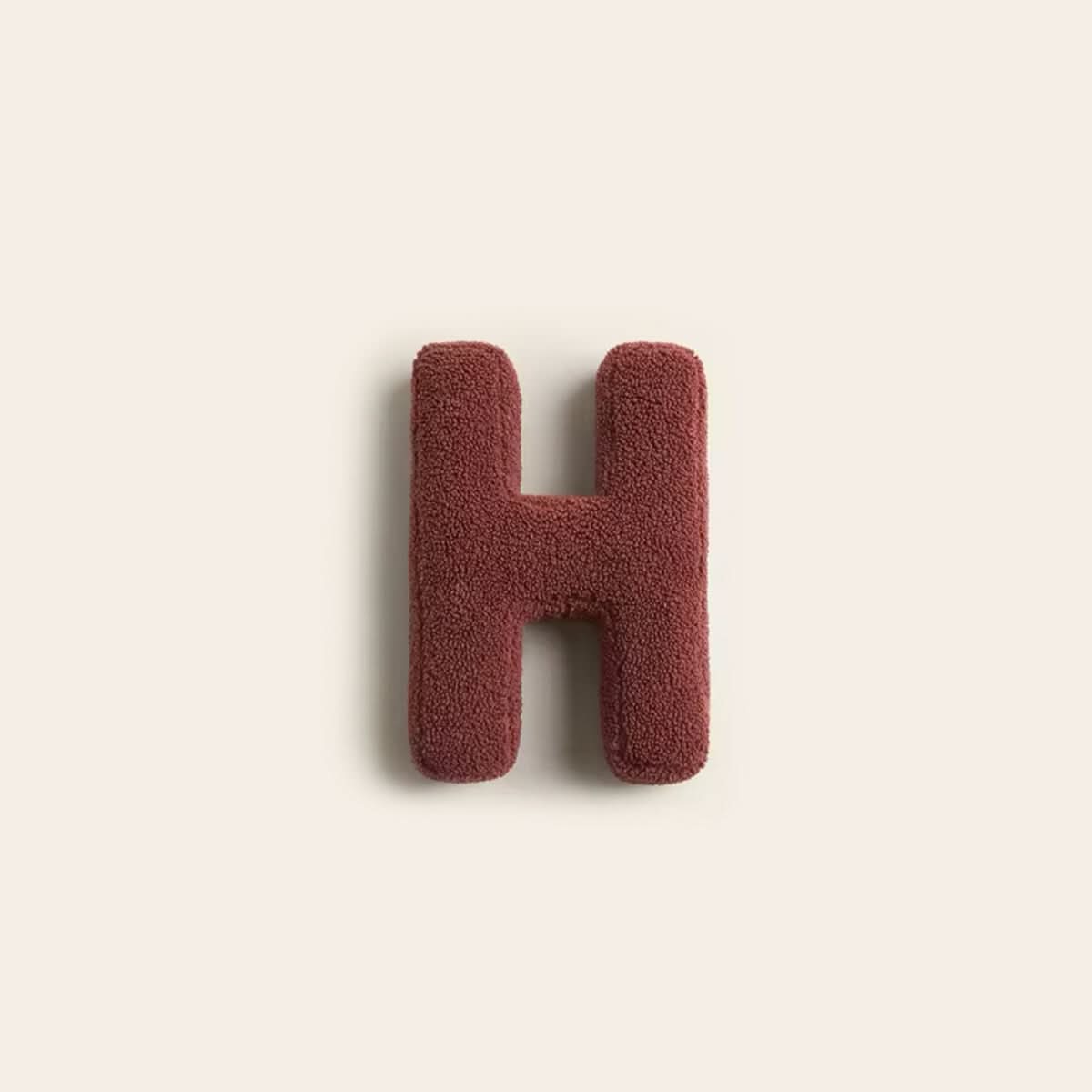 Personalized Letter Throw Pillow for Sofa